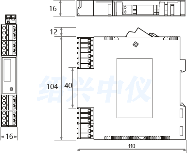 信號隔離配電器安裝說明圖