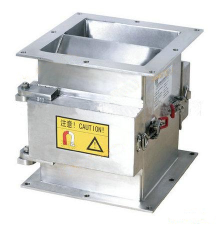 Magnetic plate pipe iron remover